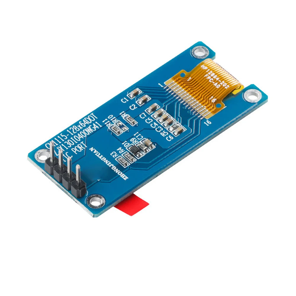 1.29 inch OLED screen 128*64 SPI/IIC interface CH1115 driver 4pin white