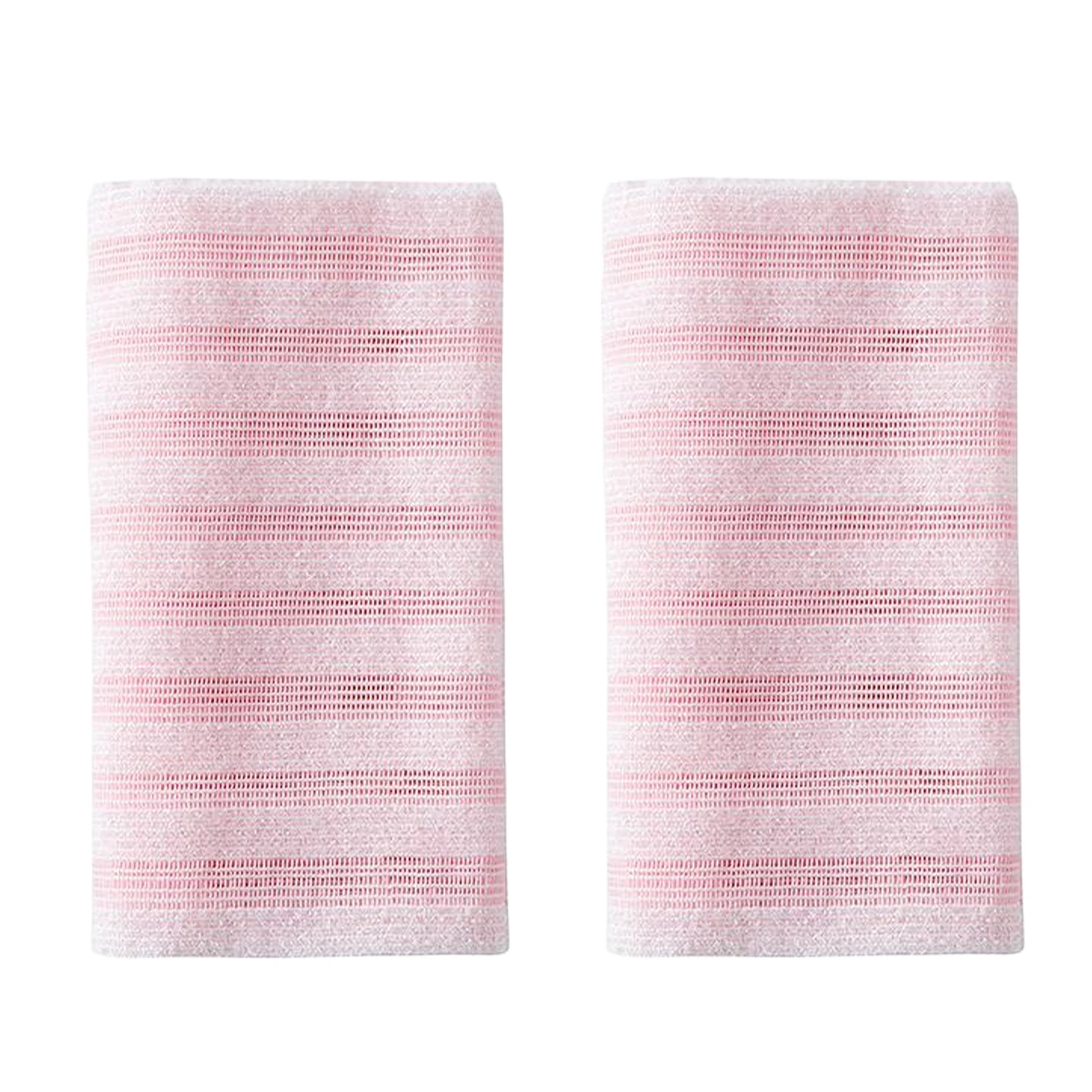 2pack/lot Blissal Shower Scrubber 25 100cm Extra Long Exfoliating Washcloth Exfoliating Shower Towel