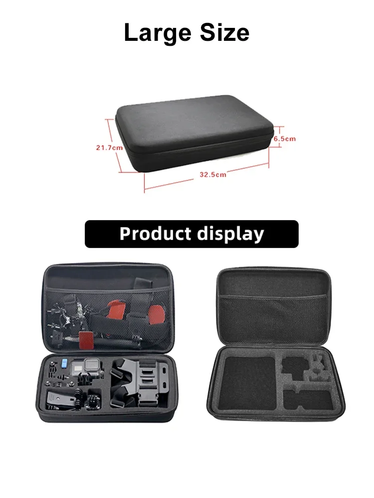 Portable Shockproof Storage Bag for Action Camera Accessories