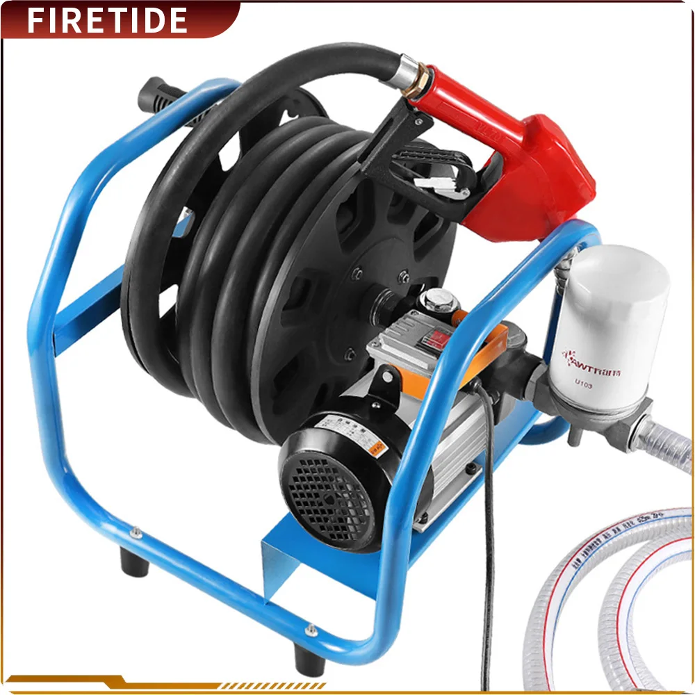 380W ไฟฟ้าปั๊มน้ํามันดีเซล 12 V/24 V โวลต์การใช้ Dispenser รถติดตั้งขนาดเล็กการใช้หัวฉีดปั๊มวัดแสง 1