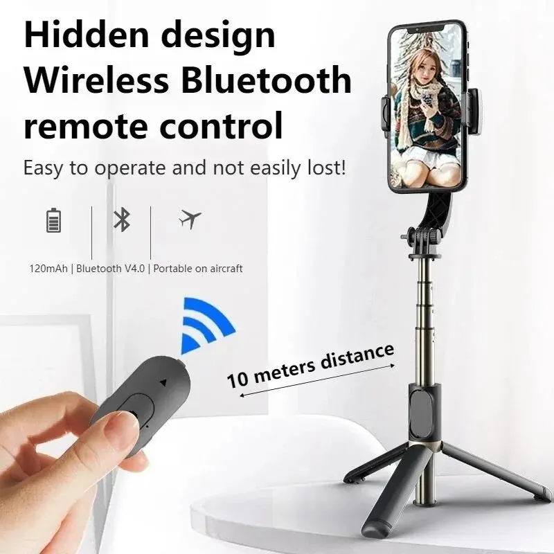 Handheld Gimbal Stabilisateur Selfie Stick Smartphone Action Camera Bluetooth Tripod for Live Broadcast TikTok handheld gimbal stabilizer