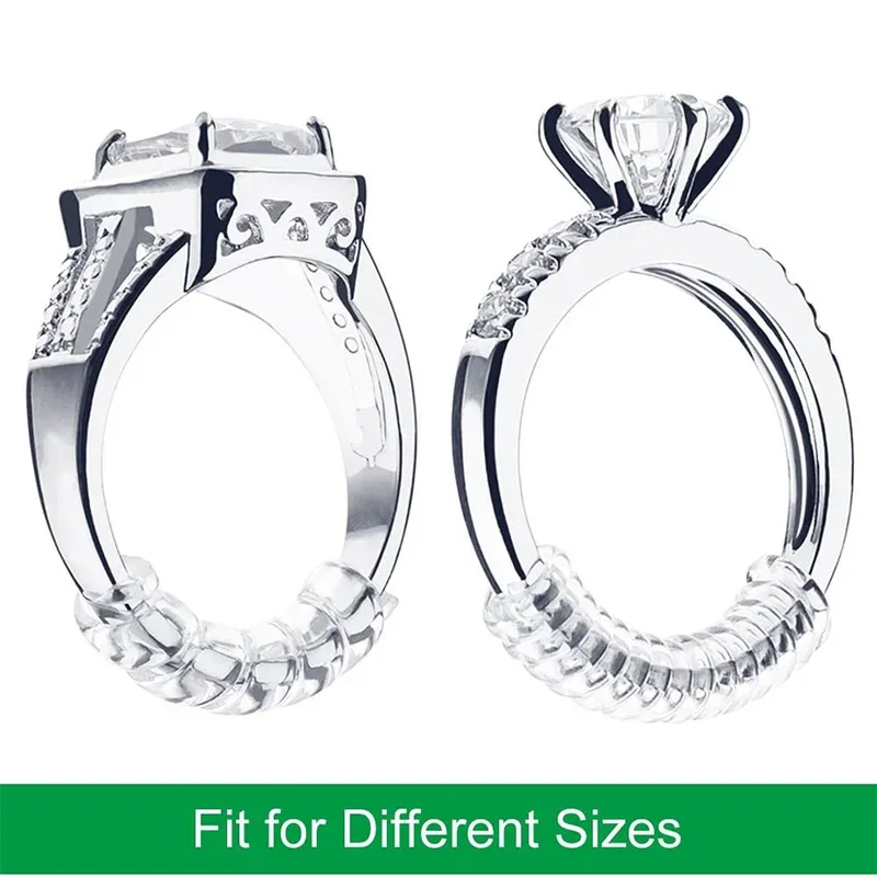 Ring Size Reducer – 4pcs Transparent Spiral Ring Resizing Tool 2