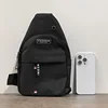 Durable & Spacious Men's Sling Backpack - Multifunctional Travel & Sport Bag with Phone Charging Port & Earphone Hole 6