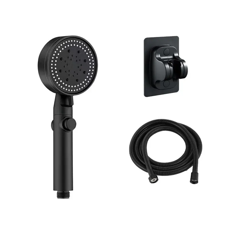 Shower Nozzle Indoor Multifunctional Five-Speed Pressurised Handheld Large Outflow Frosted Lotus Hose Household Sets