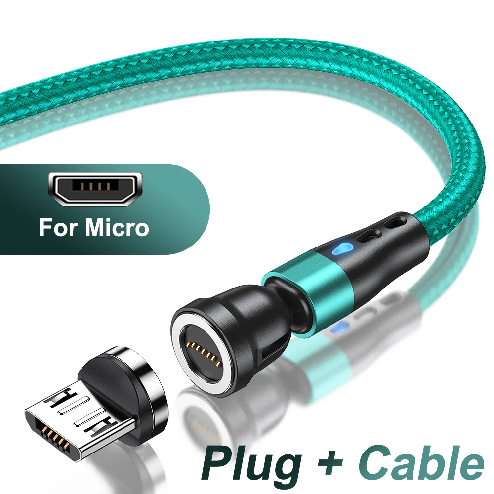 ตัวเลือกสินค้า สายชาร์จแม่เหล็ก USB-C 540 องศา ชาร์จเร็วสำหรับมือถือทุกยี่ห้อ