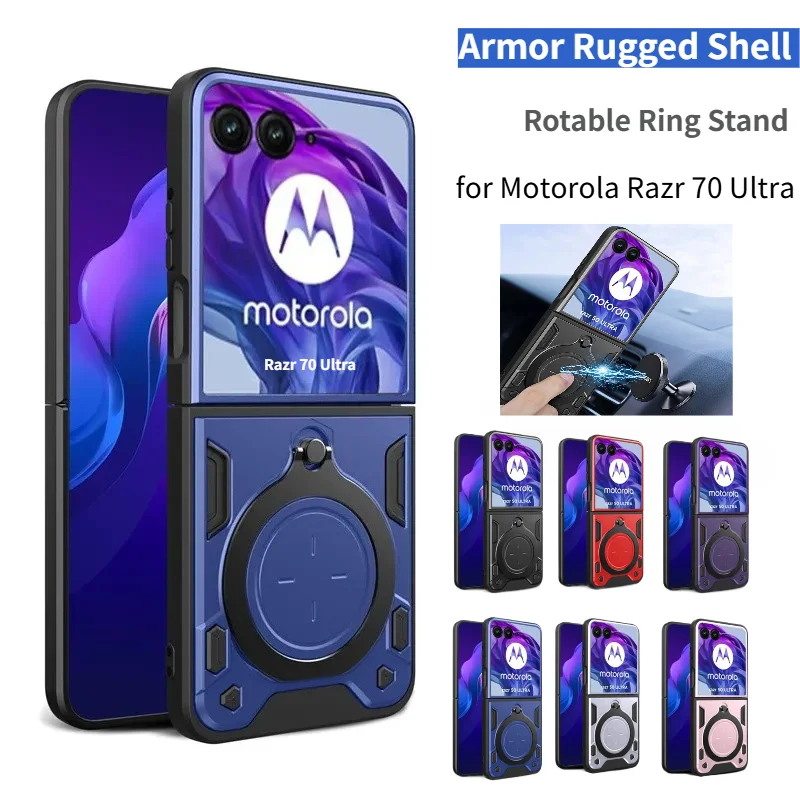 Armor Rugged Shockproof Case with Magnetic Bracket and OTT-BOX Design