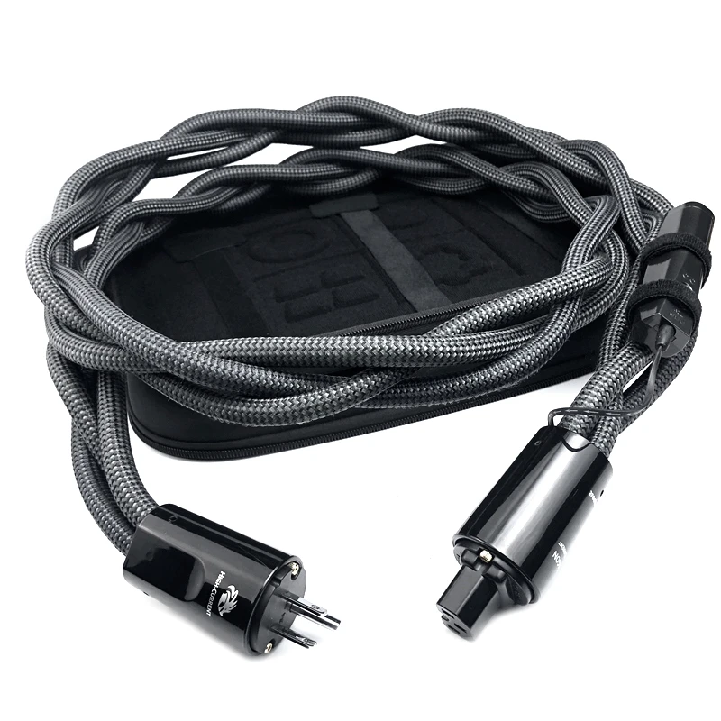 

Dragon Power Cable Schuko US / EU 15A / 20A Plug High Current Low-Z / Noise-Dissipation HiFi Audio Power Cable with 72V Battery