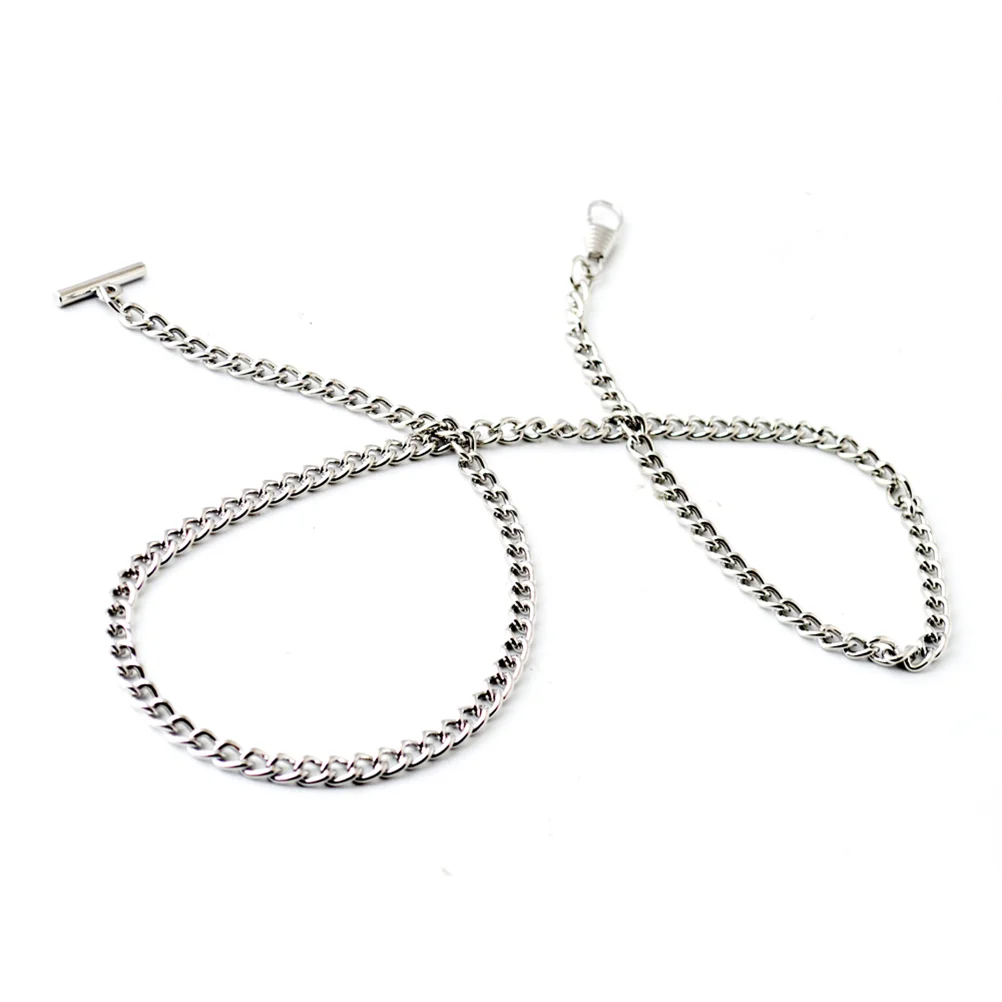 Chain Watch Pocket Metal Vest Men Chains Belt Jeans Albert Vintage T