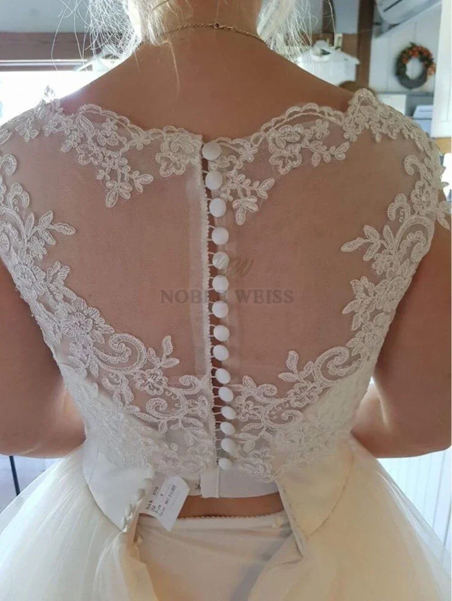 Lace Sleeveless Wedding Bolero Scoop Bridal Wraps for Wedding Party Prom Cheap Bride Jacket Shrug Customized