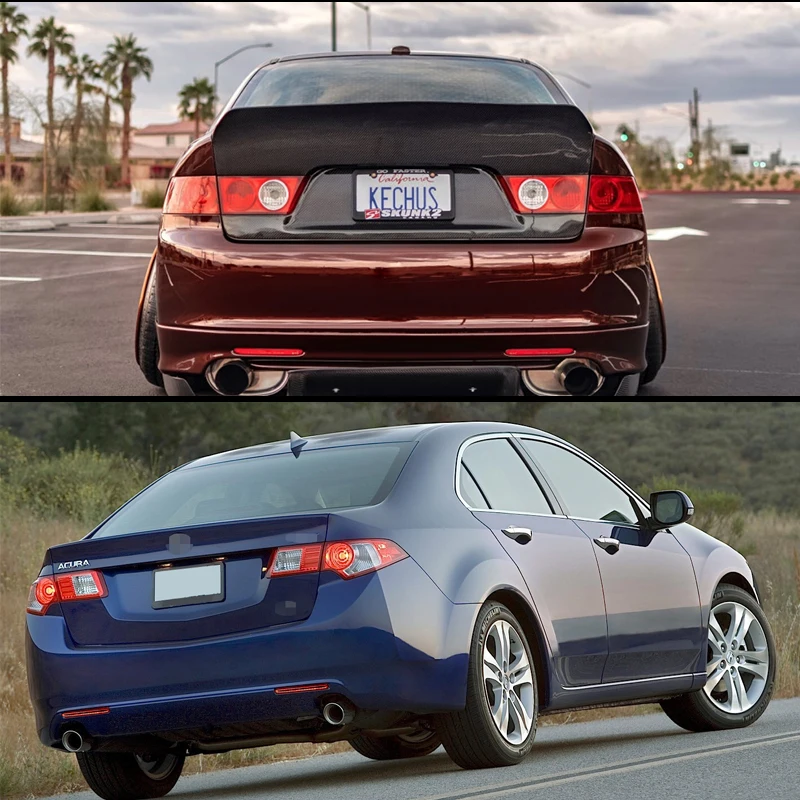 2PCS Auto LED Rear Bumper Reflector Light For Honda Acura TSX For Accord Odyssey