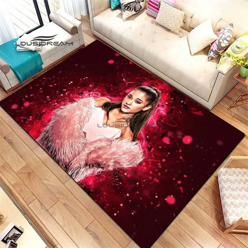 Ariana Grande Carpet and Rug Pop singer Bedroom Decor Carpet Floor Mat Living Room Bedroom Decorate Large Area Soft Carpet 2