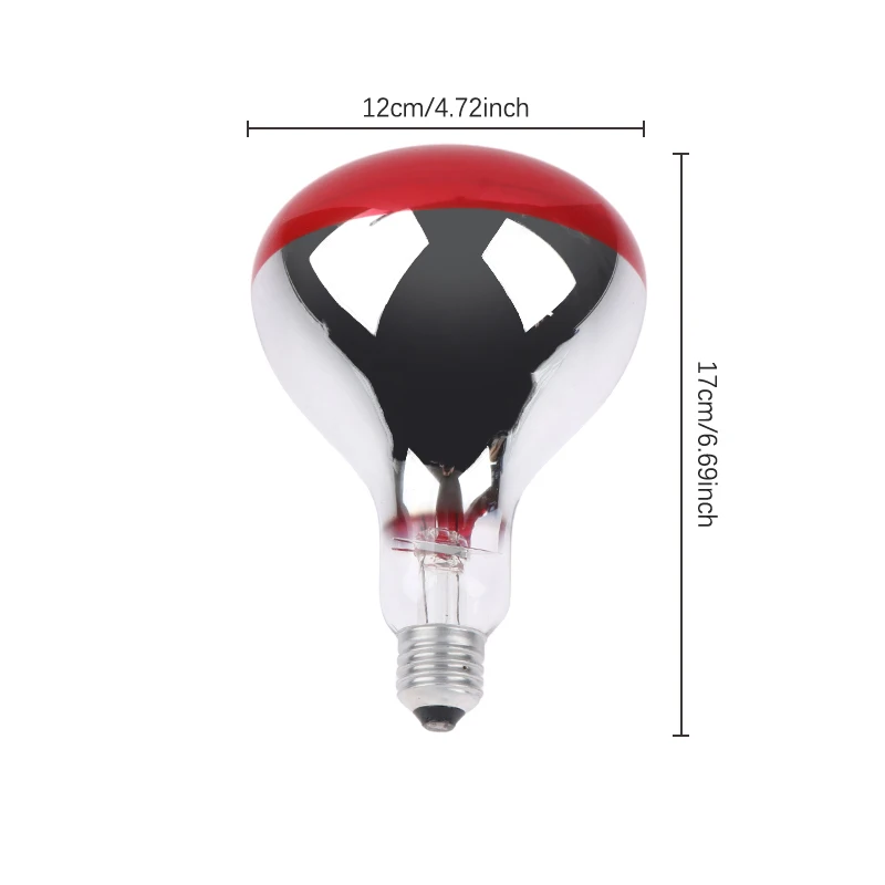 220V 275W Infrared Light Bulb Use For Infrared Heating Therapy Lamp Full Body Back Knee Joint Pain Relief Physiotherapy Lamp, infrared therapy lamp