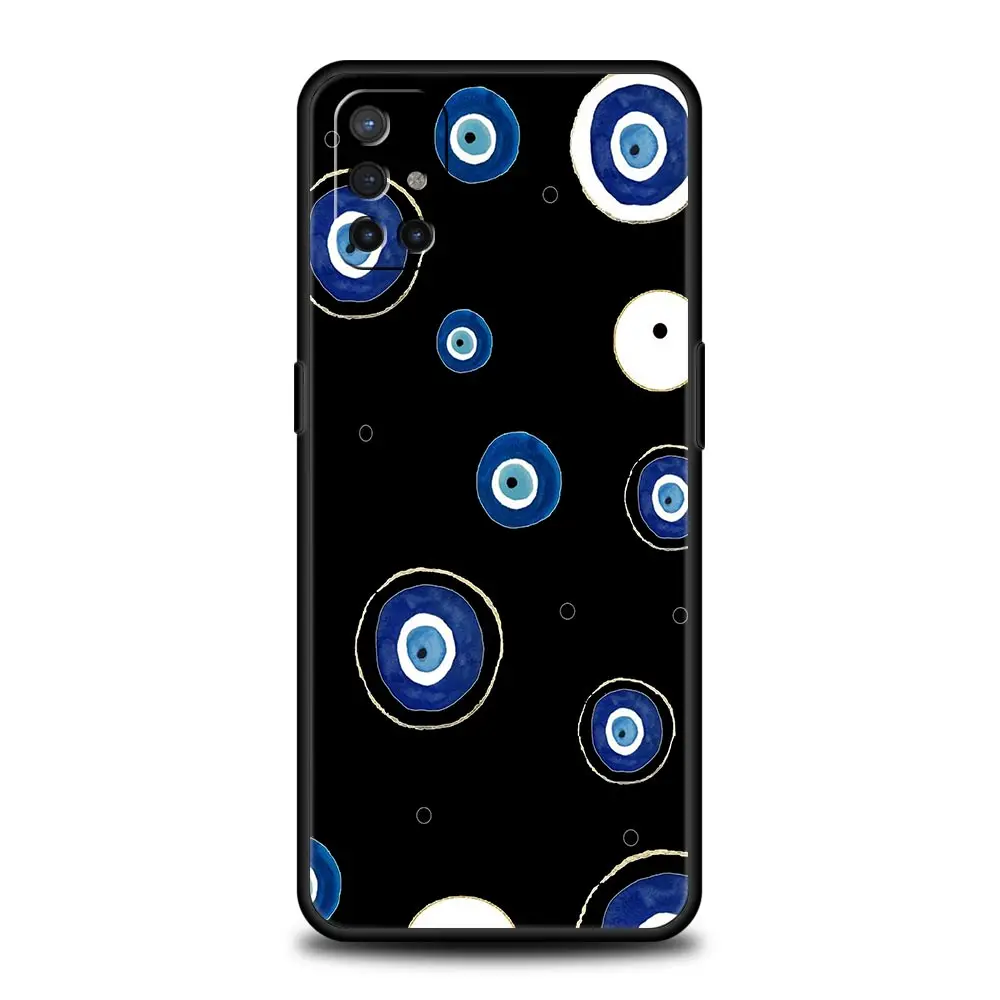 Blue Eye Art Soft Black Phone Case