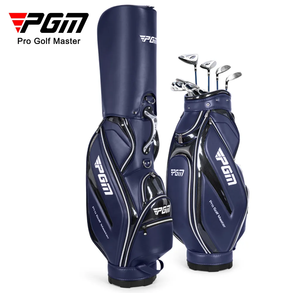 

PGM Golf Bag Stand for Men PU Waterproof Golf Staff Sport Pouch Holds 13 Clubs Leather Golf Bag Golf Supplies QB108 new
