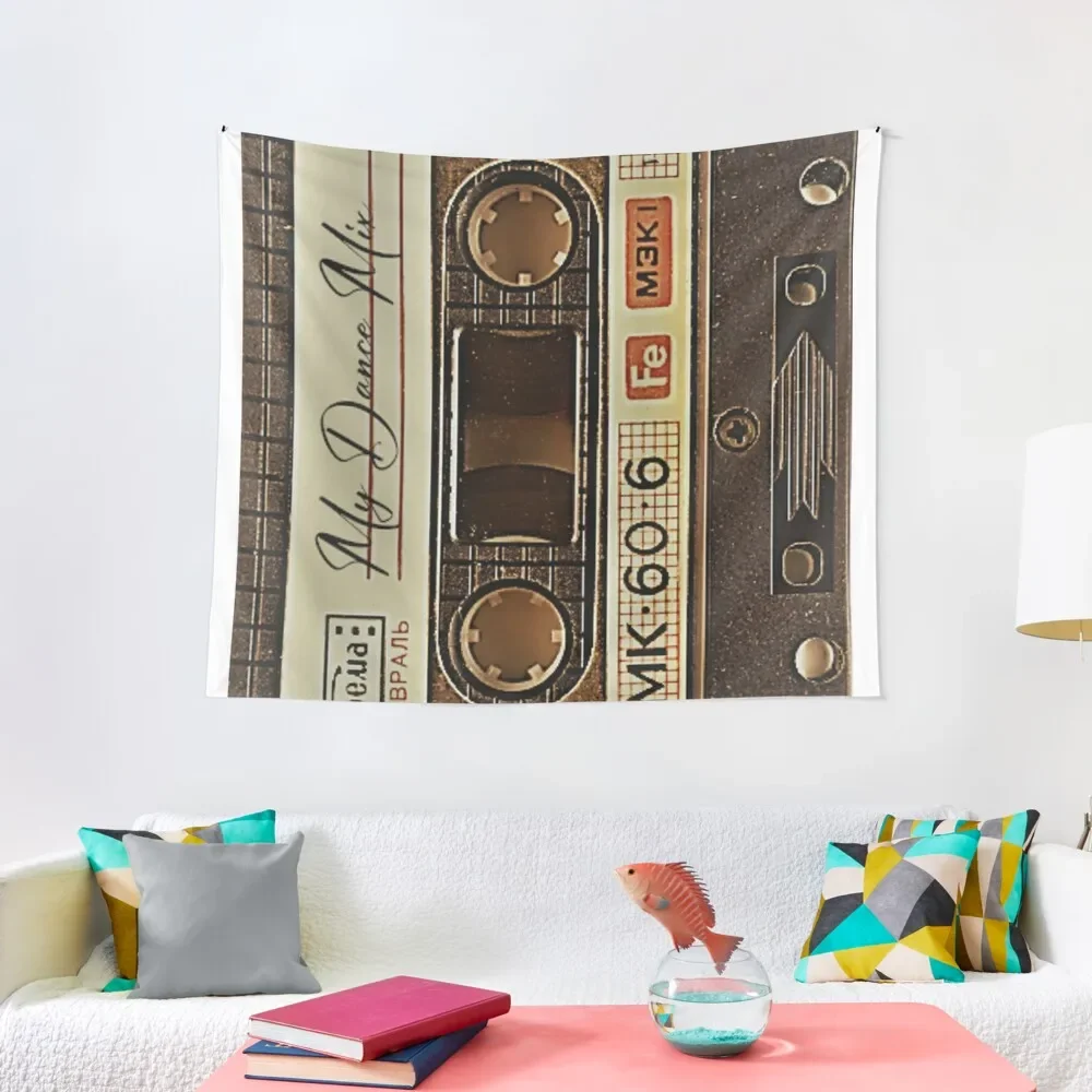 

cassette dance mix, my dance mix cassette. Tapestry Decoration Aesthetic Home Decorators Tapestry