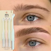 Eyebrow Trimmer Portable Double Head Protective Mesh Blade Shaver Eye Brow Epilation Hair Removal Cutters Safe Woman Makeup Tool 2