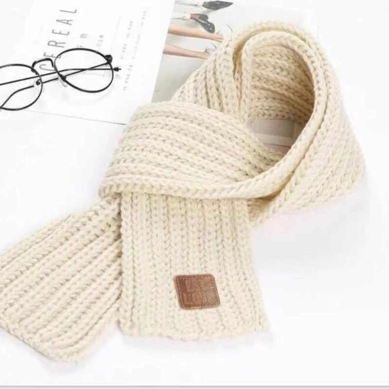 Description Picture 6 of itemFashion Warm Kids Scarf Thick Outdoor Neck Warmer Winter Soft Knitted Scarf Baby Boys Girls