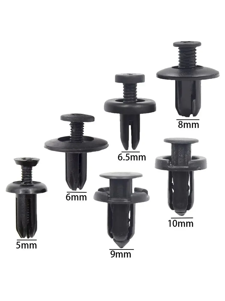 5mm 6mm 7mm 8mm 9mm 10mm Loch Auto Stoßstange Niet Verschluss Auto Fender Trim Panel schraube Clips Für Honda Nissan Toyota Hyundai – Detail 1