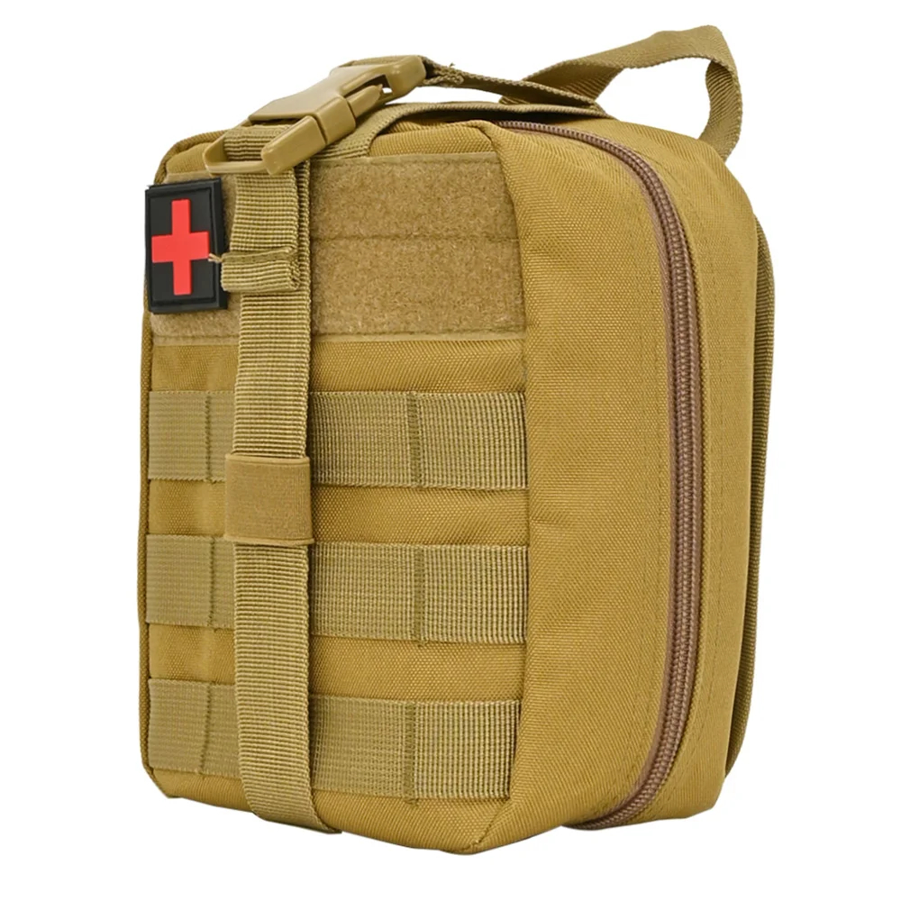 Tactical First Aid kit Pouch Portable Bag Molle Hook Loop
