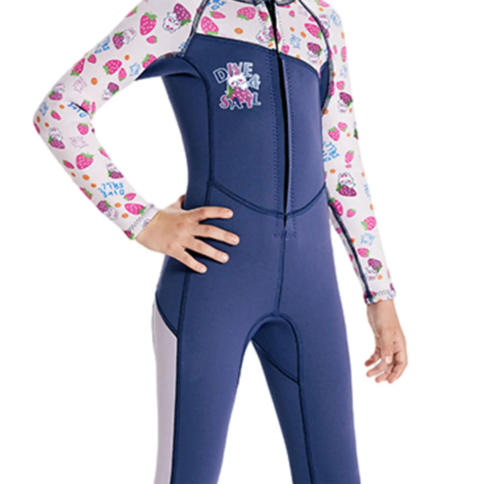 Kids Wetsuit Swim Suit 2mm Neoprene Waterproof Beachwear Full Body Thermal