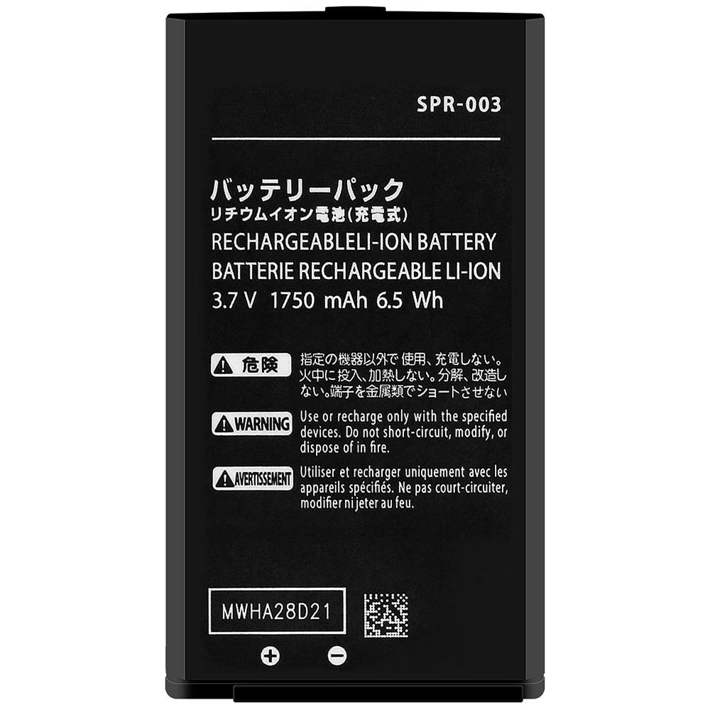 OSTENT-batería de litio recargable para consola Nintendo 3DS LL/XL, 1750mAh, 3,7 V