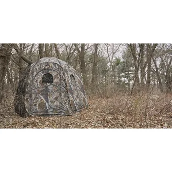 Pop-Up Hunting Ground Blind, 2-4 Person Tent, Hunting Gear, Equipment, and Accessories, 6-Panel Spring Steel 5