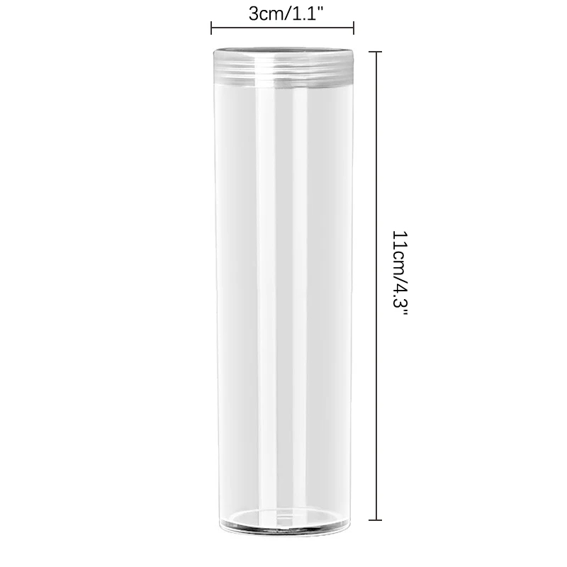 1pc Coin Storage Tube Penny Coin Capsules Tube Coin Organizer For Coin ...
