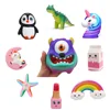 Kawaii Smile Bear Cake Milk unicorn Squeeze Toys Slow Rising Cream Scented Stress Reliever Squishy Anti-stress Kid Fidget Toy 1