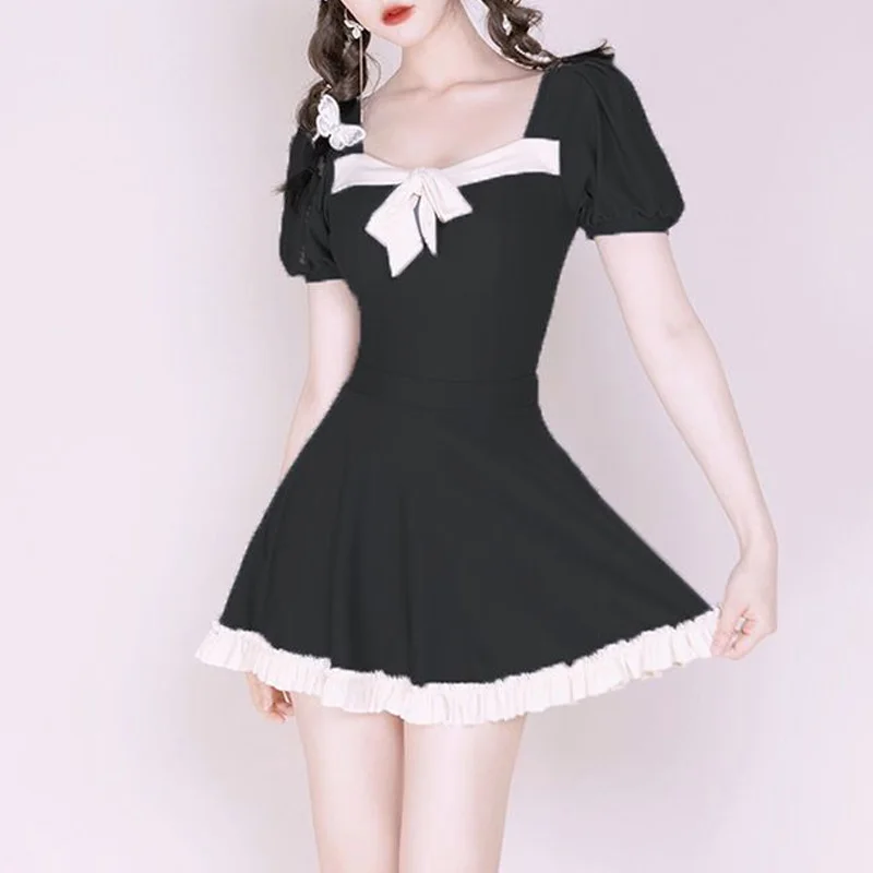 2023 New Fashionable Beach Women's Two Piece Swimsuit Padded High Waited Covering the Bell Cross Back Contrast Color Bikini Set