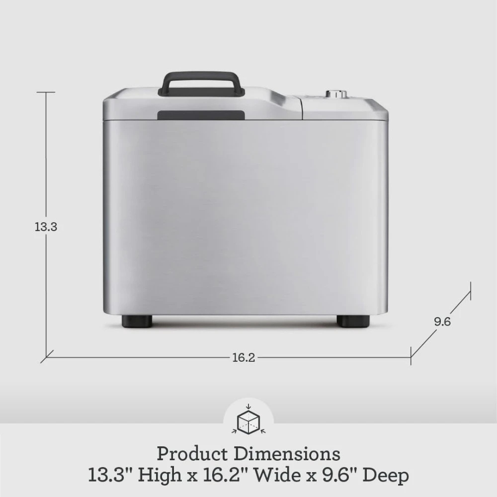 Bread Maker, Automatic fruit and nut dispenser, 13 automatic settings & 3 crust colors 4 loaf sizes, Bread Maker 2