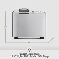 Bread Maker, Automatic fruit and nut dispenser, 13 automatic settings & 3 crust colors 4 loaf sizes, Bread Maker 2