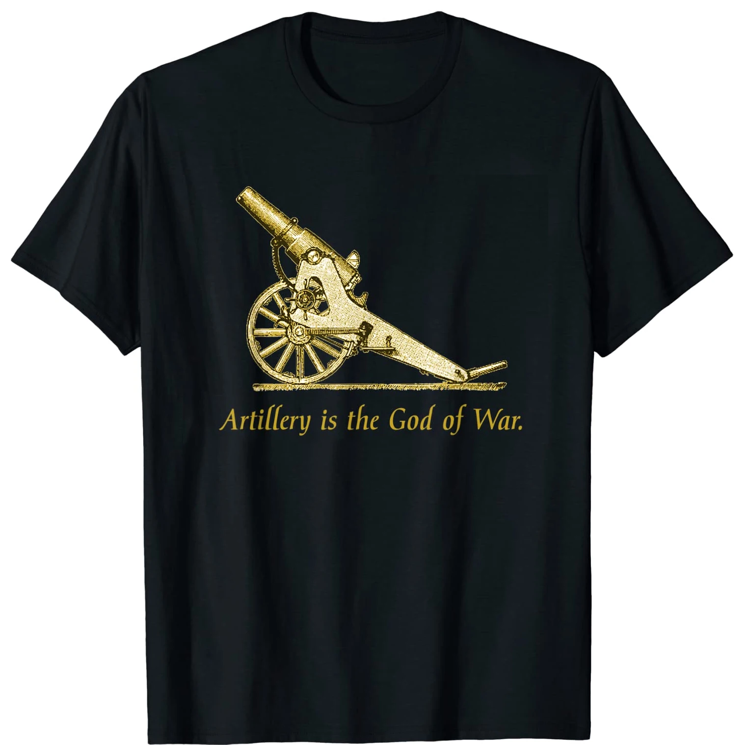 

Cannon Gun Mortar Howitzer Artillery T Shirt New 100% Cotton Short Sleeve O-Neck T-shirt Casual Mens Top