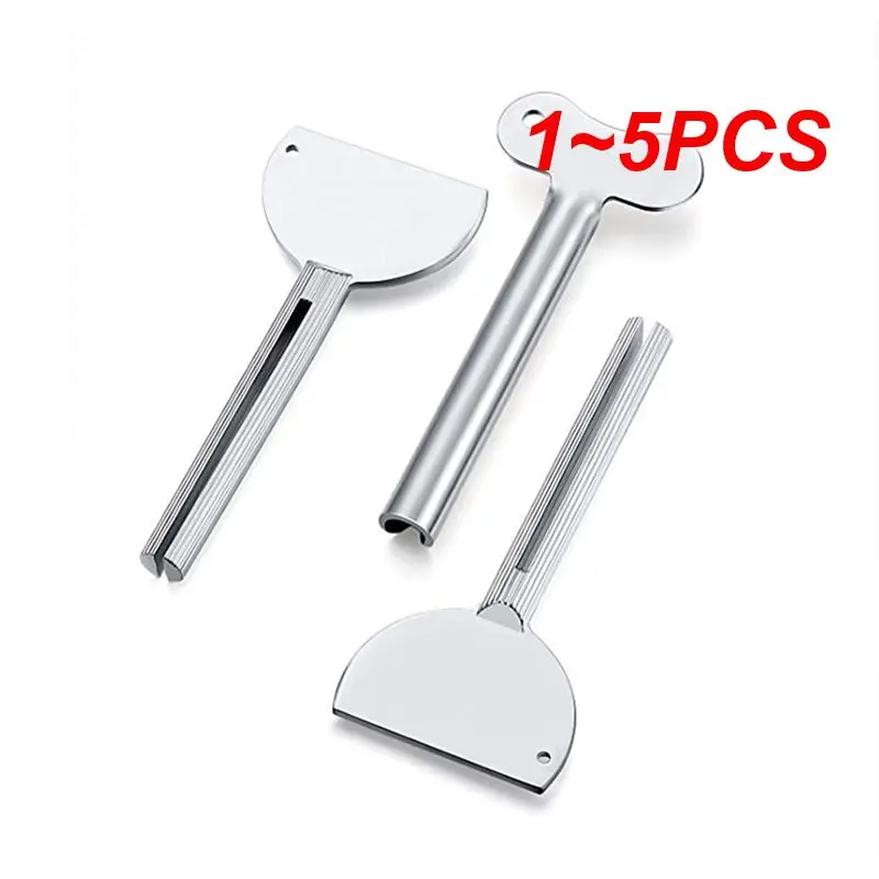 

1~5PCS Tube Toothpaste Squeezer Wrenches Roller Dispenser Toothpaste Wringer Tool Metal Hair Dye Color Key Bathroom Accessories