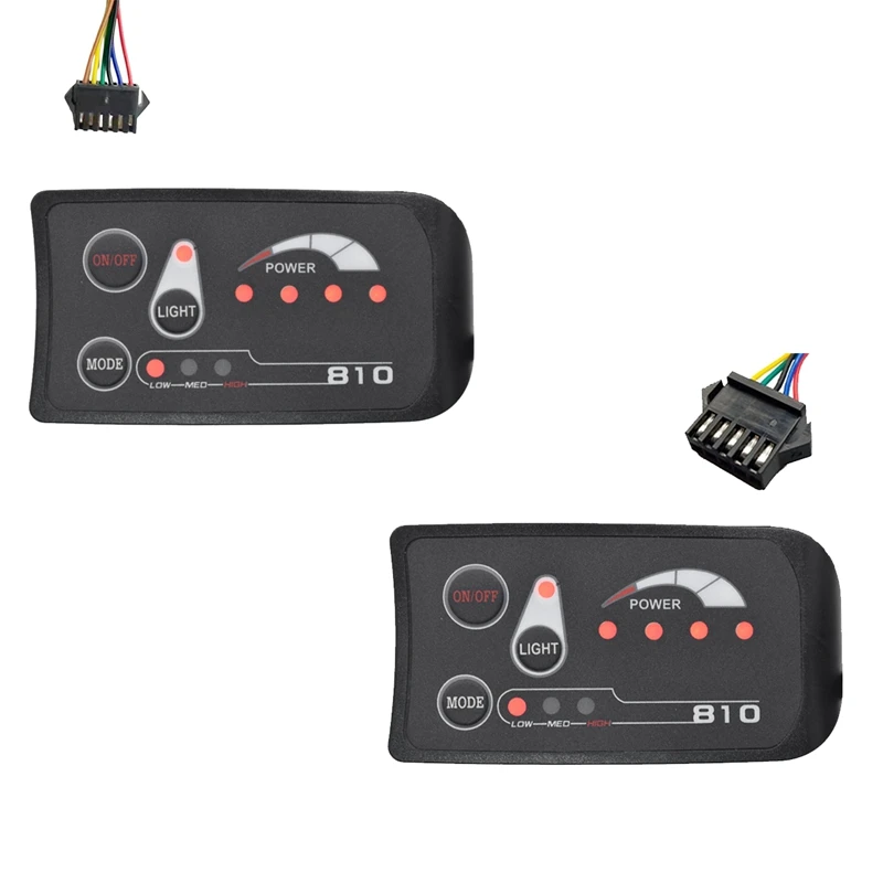 

Измеритель яркости для электровелосипеда S810 IP65 36 в UART