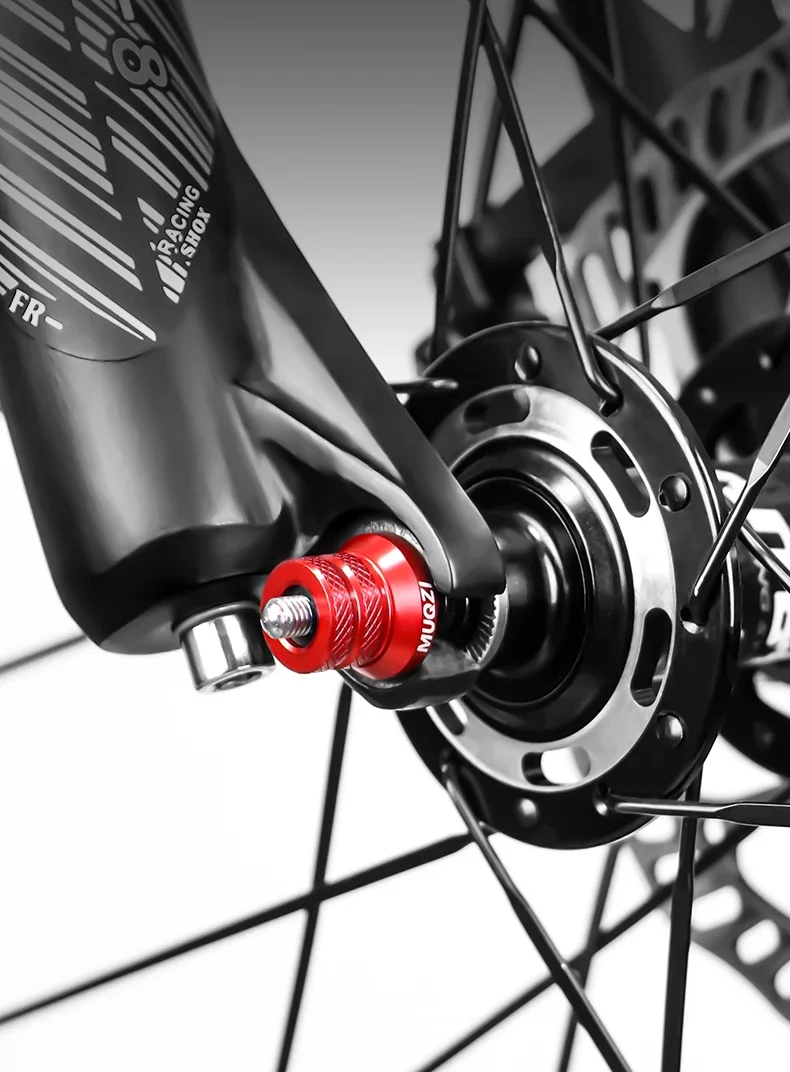 Description Picture 2 of itemMUQZI 2pcs Quick Release Axle Skewer M5 Screw Bike Hub Front Rear Skewers Bolt