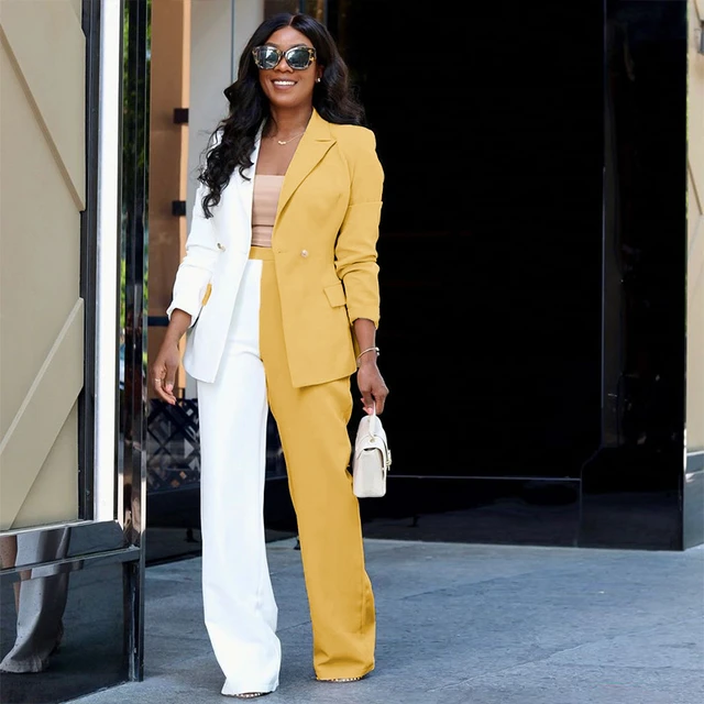 Stylish Mustard Suit Inspiration