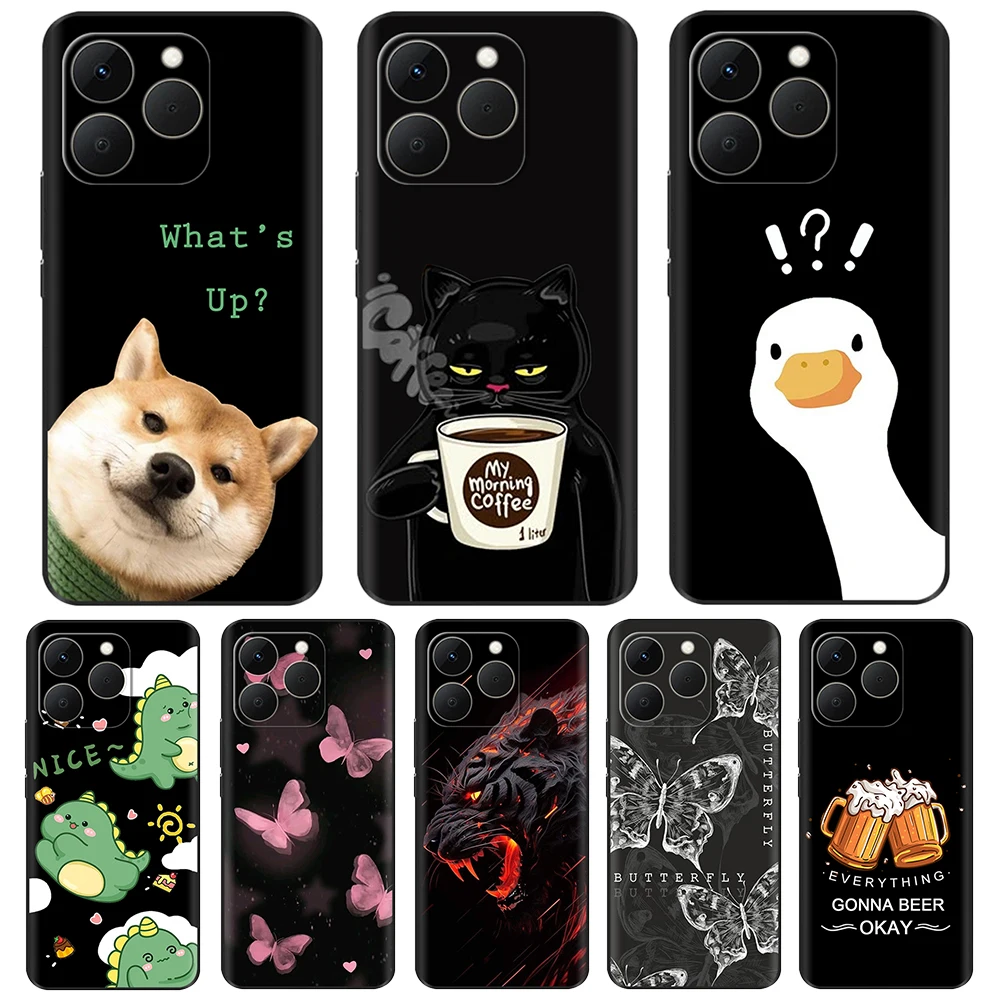 Fashionable Soft Silicone Protective Phone Case with Camera Protector