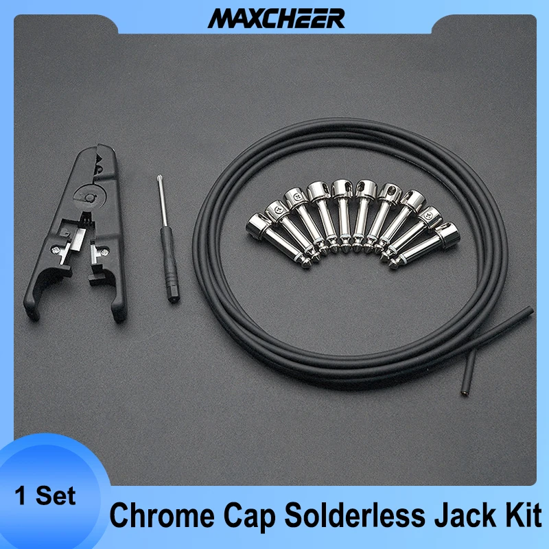 

10 паяльных кабелей в комплекте, соединения, дизайн гитары «сделай сам», педаль гитары, набор соединительных кабелей, хромированный колпачок, гнездо 3 м, кабель