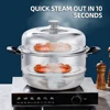Multifunctional Electric Steamer Household Steam Hot Pot Steamed bun stove with Timed adjustment 2