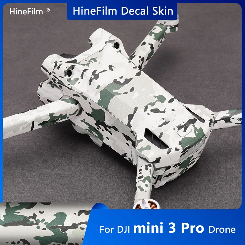 Stickers Drone Ensemble Imperméable à l'Eau Peaux Autocollant Compatible  pour Mini 3 Pro Drone et Télécommande 3D Modèle Autocollants Protection  Accessoires 