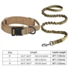 Heavy-Duty Military Tactical Dog Collar & Leash Set: Adjustable & Durable For All sized dog