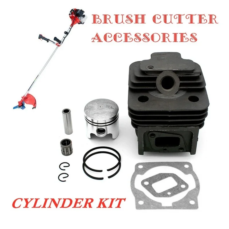 Garden Equipment Replacement 44mm & 40mm Cylinder Piston Kit for 44-5 & 40-5 Brush Cutter Engine 44F 5 & 40F 5 - 1