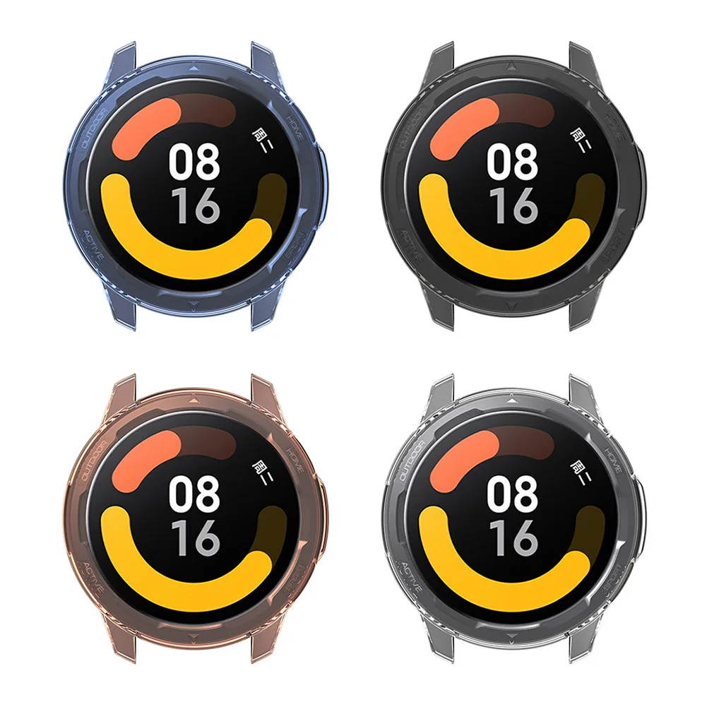 Transparent Soft Protective Watch Case Cover Film Bumper Shell