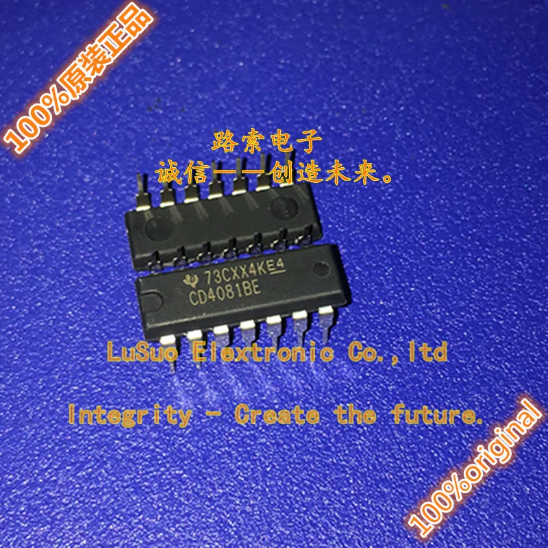 

30 шт. Оригинальный Новый CD4081BE CD4081 DIP14