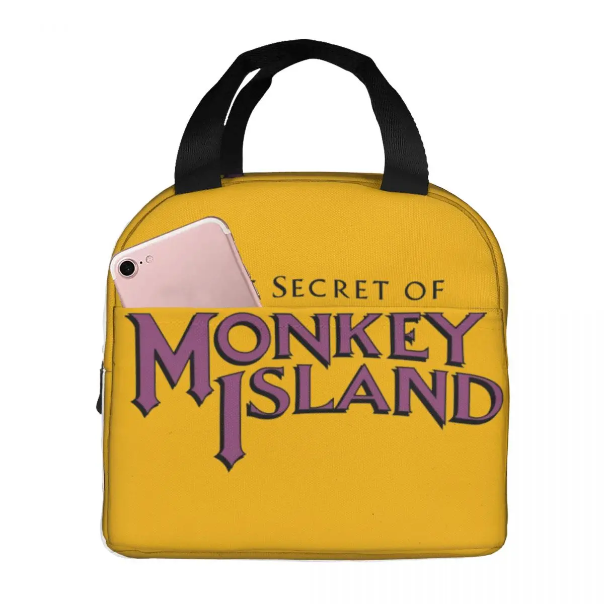 

Ланч-сумки Secret Of Monkey Island, изолированная коробка для бенто, водонепроницаемая сумка для ланча, герметичные сумки для пикника, Термосумка для женщин