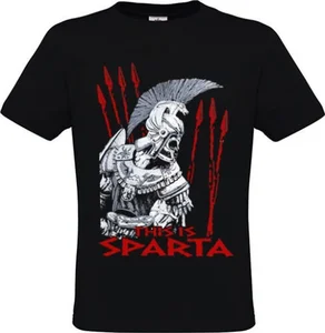 This Is Sparta The "300" Ancient Greece Spartan Warrior Men T-Shirt Short Sleeve Casual 100% Cotton O-Neck Summer Shirts