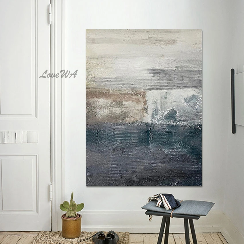 

No Framed Handmade Paintings On Canvas Contemporary Abstract Wall Art Wholesale Of 3d Pictures Latest Arrival Nordic Decor