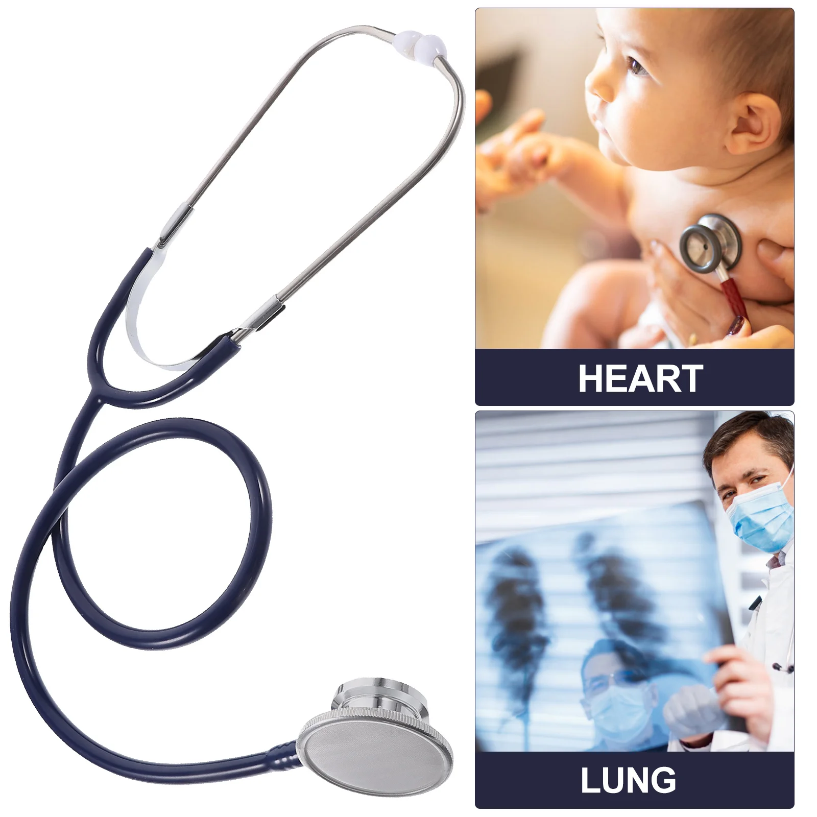 Stethoscope for Nurse Medical Tool Double Sided Double-sided Dual Head Portable