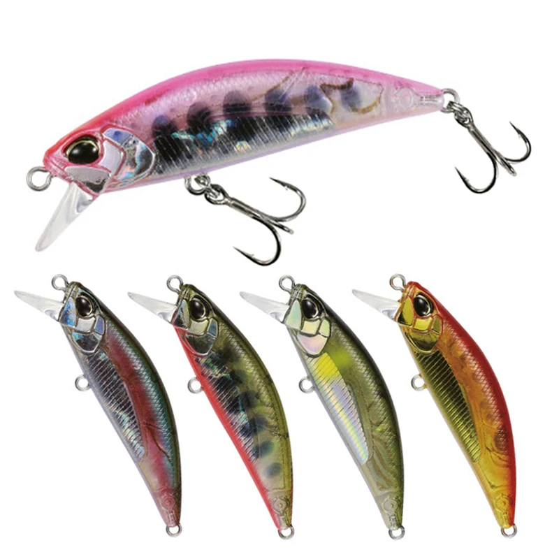 

1PCS Minnow Fishing Lure 5cm 4.5g Floating Artificial Hard Bait Jig Bait Crankbait Carp Striped Bass Fishing Tackle Fake Bait