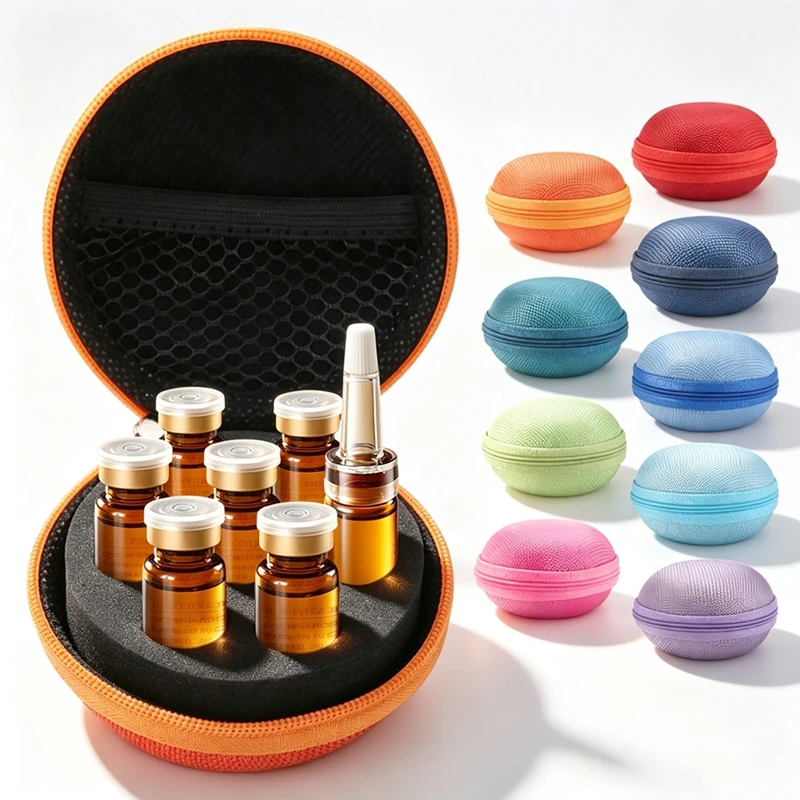 10/15/30 Grids Insulin Organizer Bag Travel Portable Insulin Vials Storage Boxes Insulin Vials Storage Case Peptide Storage Case 6